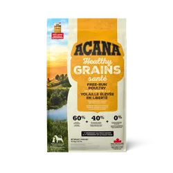 Healthy Grains Free-Run Poultry Recipe Dry Dog Food package
