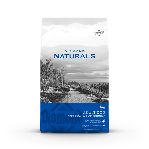 Adult Dog Beef Meal & Rice Formula package