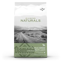 Diamond Naturals LARGE BREED ADULT DOG LAMB MEAL & RICE FORMULA package