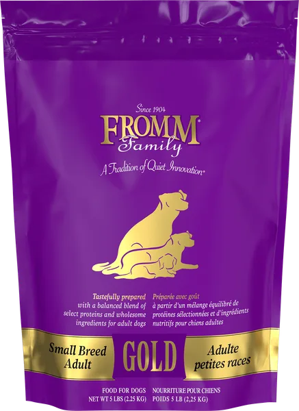 Gold Small Breed Adult Dry Dog Food package