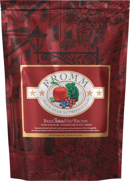 Four-Star Beef Frittata Veg® Recipe Dry Dog Food package