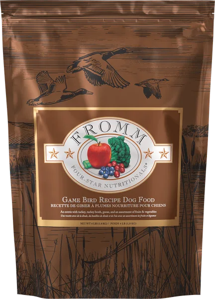 Four-Star Game Bird Recipe Dry Dog Food package