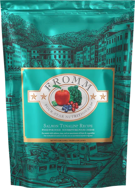 Four-Star Salmon Tunalini® Recipe Dry Dog Food package