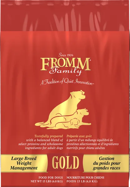 Gold Large Breed Weight Management Dry Dog Food package