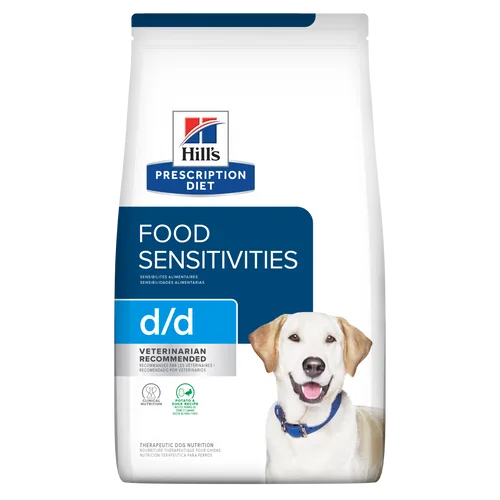 d/d Potato & Duck Recipe Dog Food package