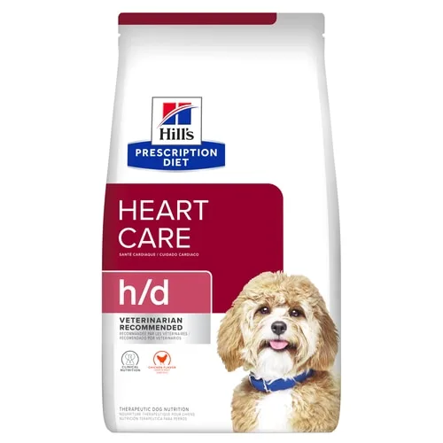 h/d Chicken Flavor Dry Dog Food package