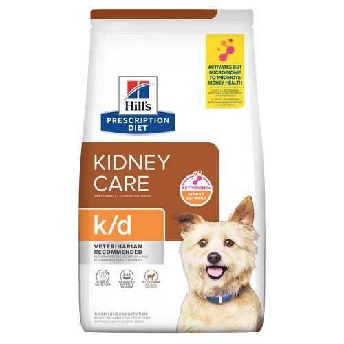 k/d with Lamb Dog Food package