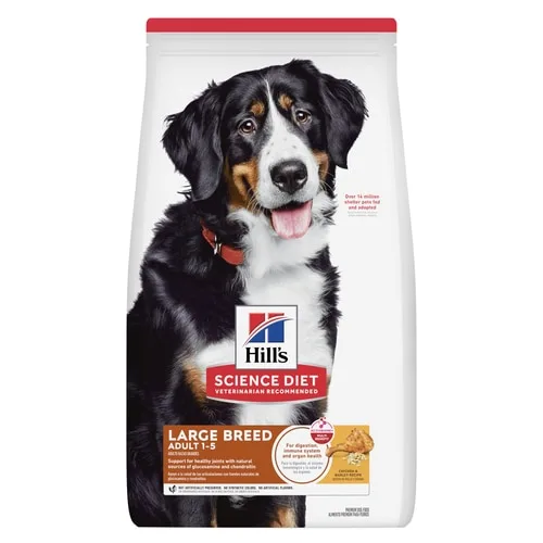 Science Diet Adult Large Breed Chicken & Barley Recipe Dry Dog Food package