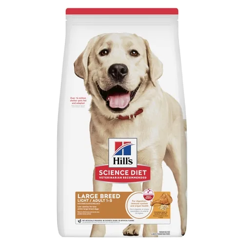 Adult Light Large Breed Chicken Meal & Barley Recipe Dog Food package