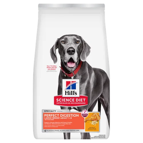 Adult Perfect Digestion Large Breed Chicken & Barley Recipe Dog Food package