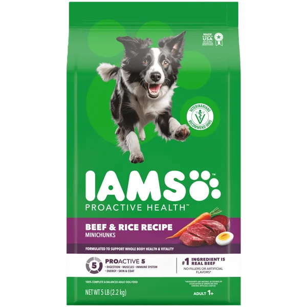 IAMS™ ADULT BEEF AND RICE package