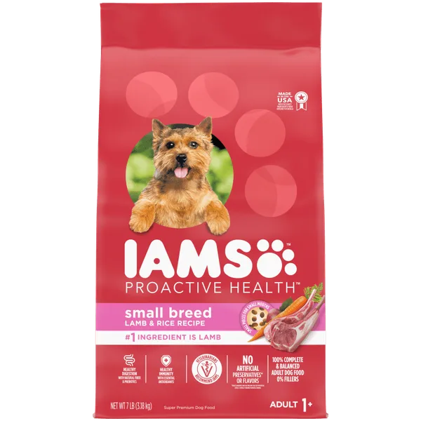 IAMS™ SMALL BREED LAMB AND RICE package