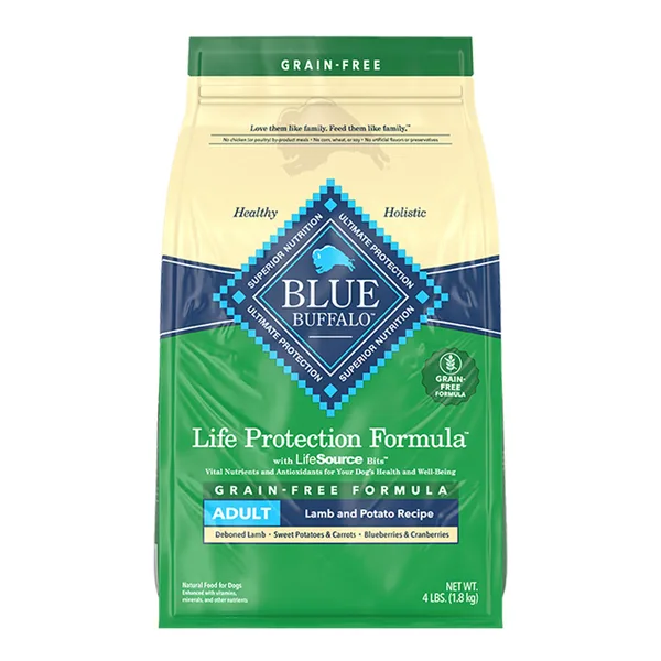 Blue Buffalo Life Protection Formula Lamb Adult Dry Dog Food, Grain Free package