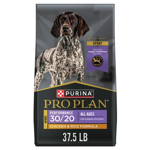 Purina Pro Plan Sport Performance 30/20 Chicken and Rice Formula High Protein Dry Dog Food package
