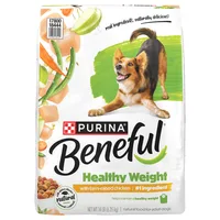 Purina Beneful Healthy Weight Farm-Raised Chicken Adult Dry Dog Food package