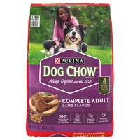 Purina Dog Chow Lamb Flavor Complete Adult Dry Food package