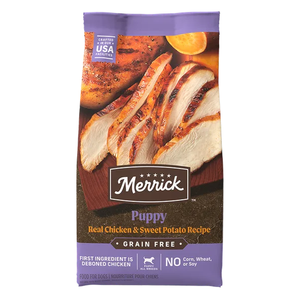 Grain Free Puppy Real Chicken & Sweet Potato Recipe Dry Dog Food package