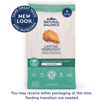 Chicken & Sweet Potato Dog Food - Grain Free Recipe package