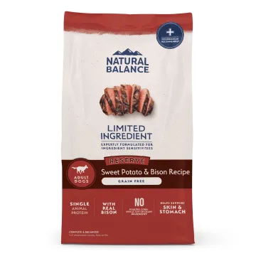 Reserve Grain Free Sweet Potato & Bison Recipe package