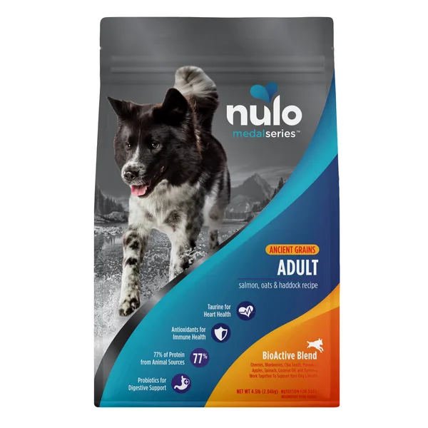 MedalSeries Ancient Grains Salmon, Oats & Haddock Recipe for Dogs package