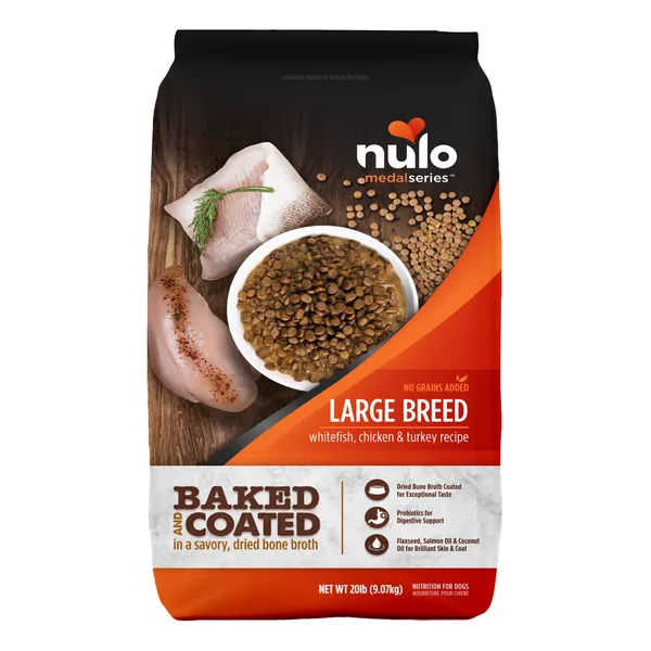 MedalSeries Large Breed Baked & Coated Whitefish, Chicken & Turkey Recipe for Dogs package