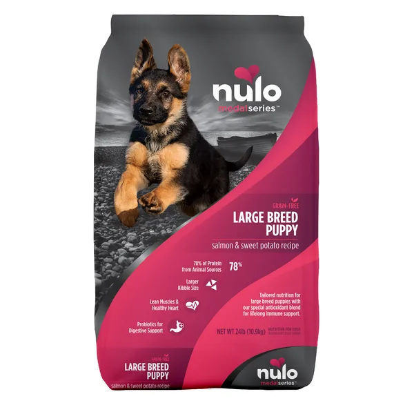 MedalSeries Large Breed Puppy Salmon & Sweet Potato Recipe for Dogs package