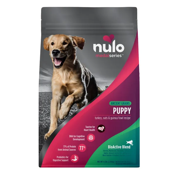 MedalSeries Puppy Ancient Grains Turkey, Oats & Guinea Fowl Recipe for Dogs package
