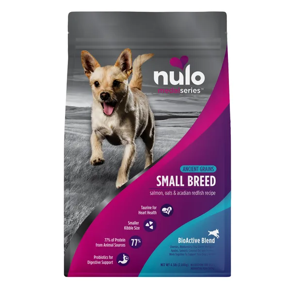 MedalSeries Small Breed Ancient Grains Salmon, Oats & Acadian Redfish Recipe for Dogs package