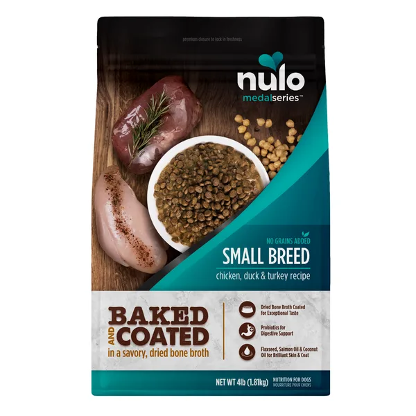 MedalSeries Small Breed Baked & Coated Chicken, Duck & Turkey Recipe for Dogs package