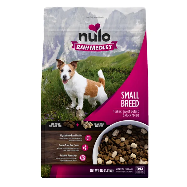 Raw Medley Small Breed Turkey, Sweet Potato & Duck Recipe for Dogs package