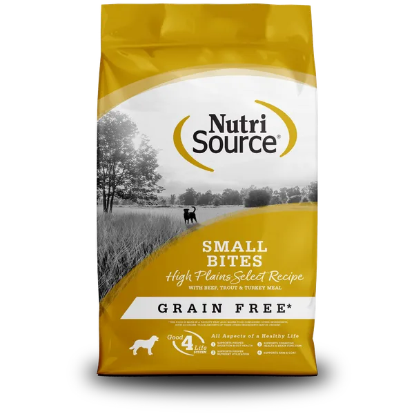 NutriSource® Grain Free Small Bites High Plains Select package