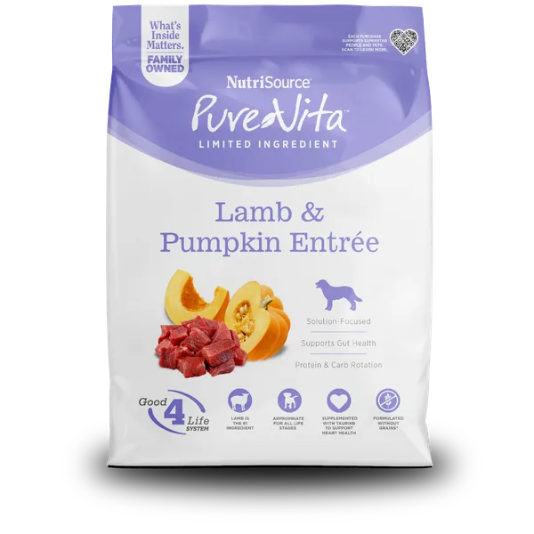 Pure Vita Lamb & Pumpkin Entrée package
