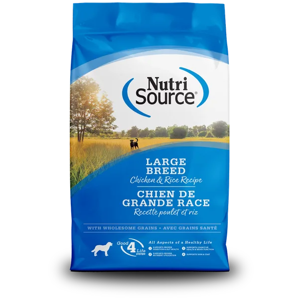 NutriSource® Large Breed Chicken & Rice package