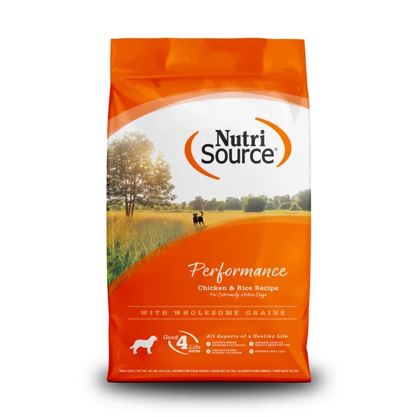 NutriSource® Performance Chicken & Rice package