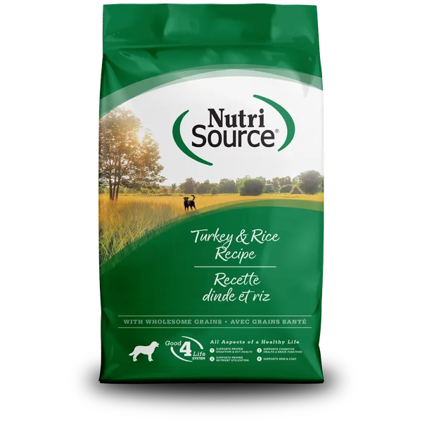 NutriSource® Turkey & Rice package