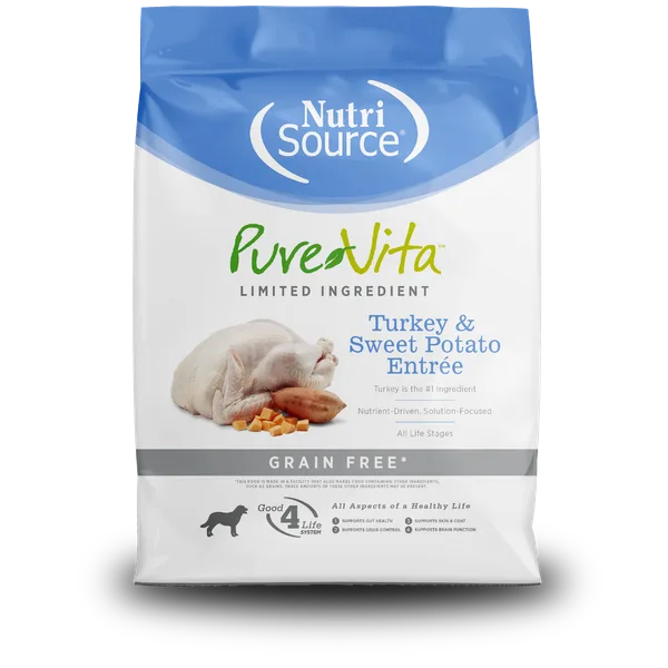 Pure Vita Grain Free Turkey & Sweet Potato Entrée package
