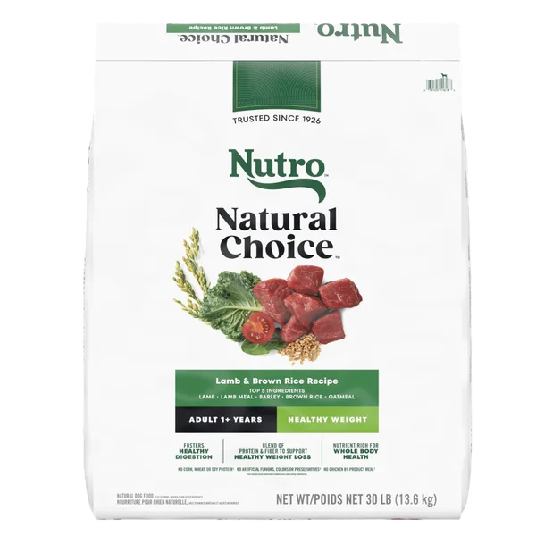 Natural Choice Adult Healthy Weight Lamb & Brown Rice Recipe Dry Dog Food package