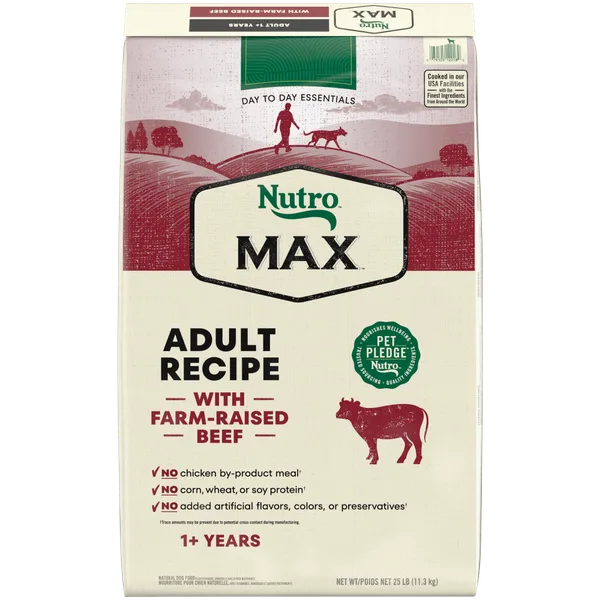 Nutro Max Adult Beef package