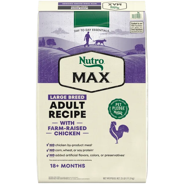 Nutro Max Large Breed Adult Chicken package