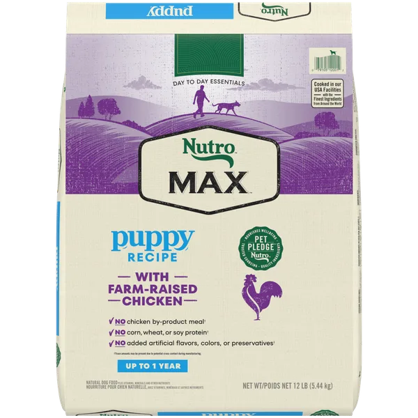 Nutro Max Puppy Chicken package