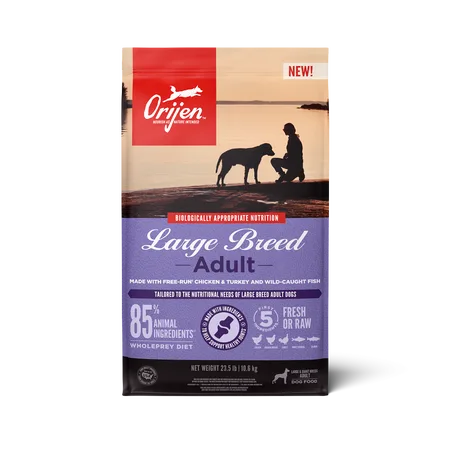 Large Breed Adult Recipe Dry Dog Food package