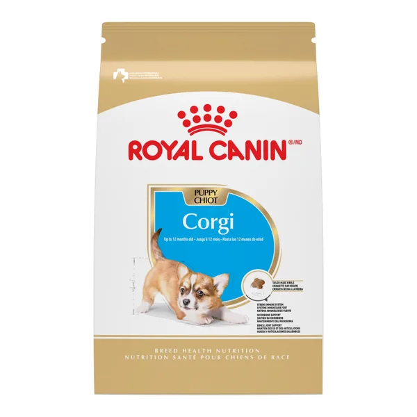 Corgi Puppy Dry Dog Food package