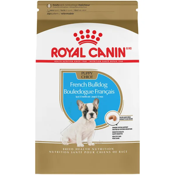 French Bulldog Puppy Dry Dog Food package