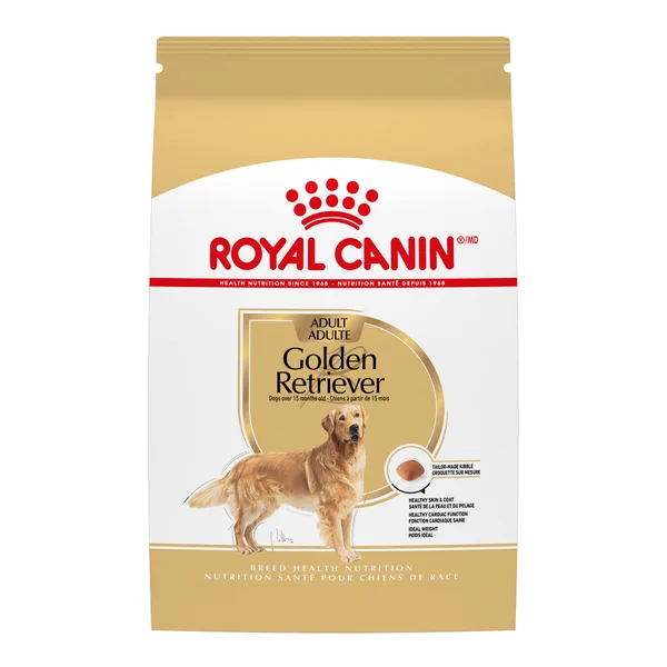 Golden Retriever Adult Dry Dog Food package