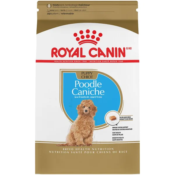 Poodle Puppy Dry Dog Food package