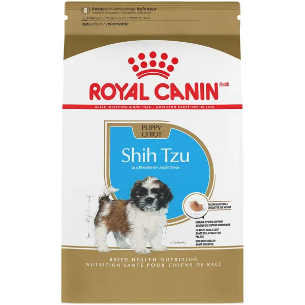Shih Tzu Puppy Dry Dog Food package