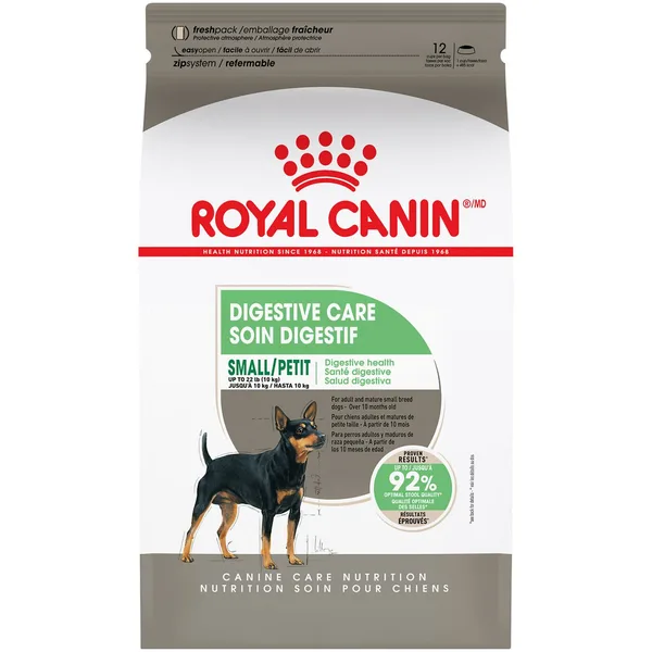 Small Digestive Care Dry Dog Food package