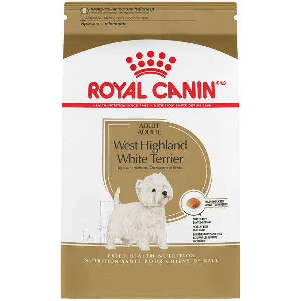 West Highland White Terrier Adult Dry Dog Food package