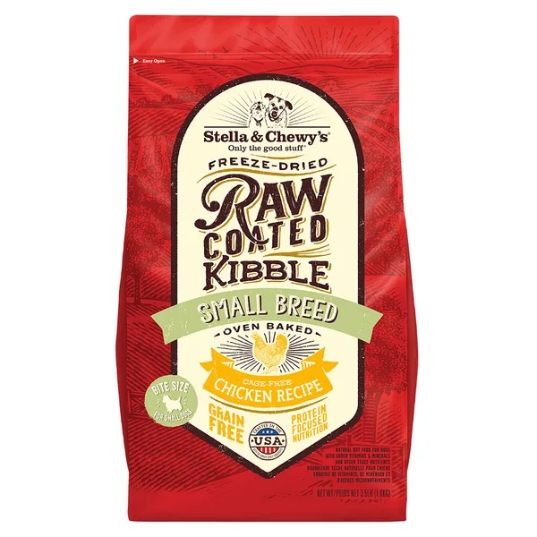 Cage-Free Chicken Raw Coated Kibble for Small Breed Dogs package