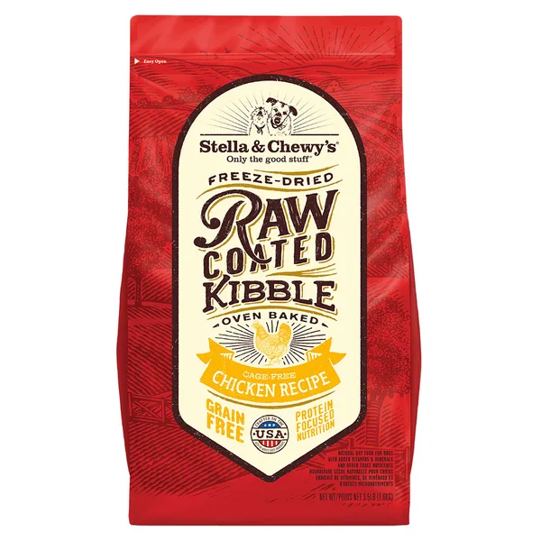 Cage-Free Chicken Raw Coated Kibble for Dogs package